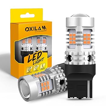 Amazon.com: OXILAM 7440 LED Bulbs Amber Yellow 4000LM for